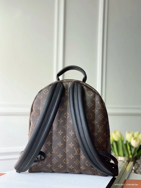 Official oldcobbler NEW EDITION VUITTON MM LOUIS SPRINGS PALM 0730